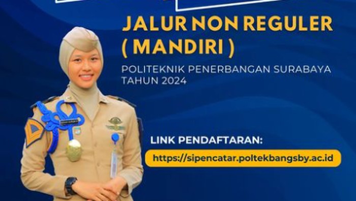 Pendaftaran sekolah kedinasan Poltekbang Surabaya.
