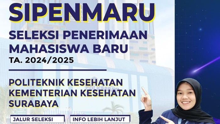 Pendaftaran sekolah kedinasan Poltekkes Kemenkes Surabaya.