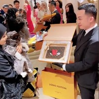 Banyak netizen yang mengkritik kemewahan untuk ulang tahun kucing peliharaan tersebut.  Foto: dok. Instagram @Haliza Maysuri