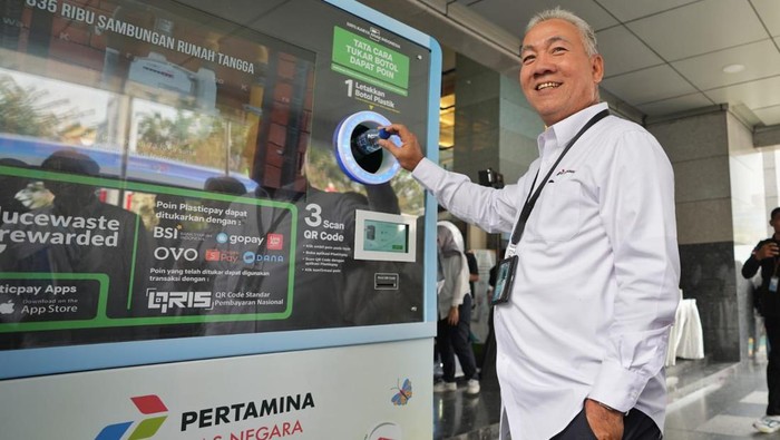PGN Luncurkan Reverse Vending Machine (RVM) Plasticpay.