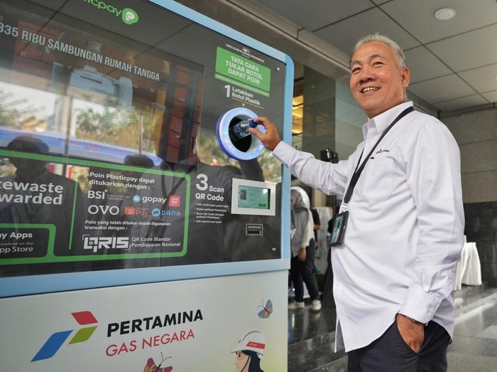 PGN Luncurkan Reverse Vending Machine (RVM) Plasticpay.