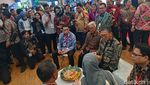 Potret Menteri ESDM Jajal Motor Marc Marquez di Acara Lebaran Migas