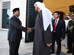 Momen Prabowo-Gibran Bertemu Presiden Uni Emirat Arab