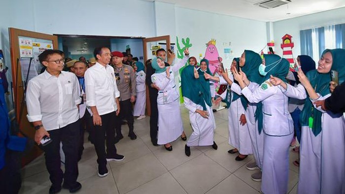 Presiden Jokowi di RSUD Konawe