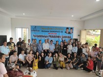 Prabowo Presiden Terpilih, Relawan di Batam Syukuran-Berbagi Sembako