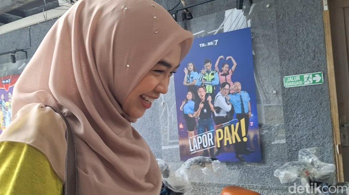 ria ricis Ria Ricis saat ditemui di kawasan Jakarta.