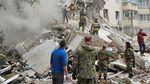 Rudal Ukraina Hantam Apartemen di Rusia, 7 Orang Tewas