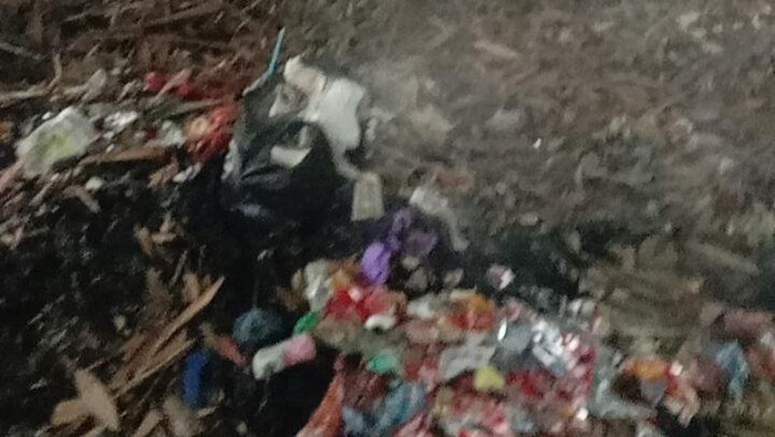 Satpol PP mendatangi lokasi pembakaran sampah di Gunungputri Bogor