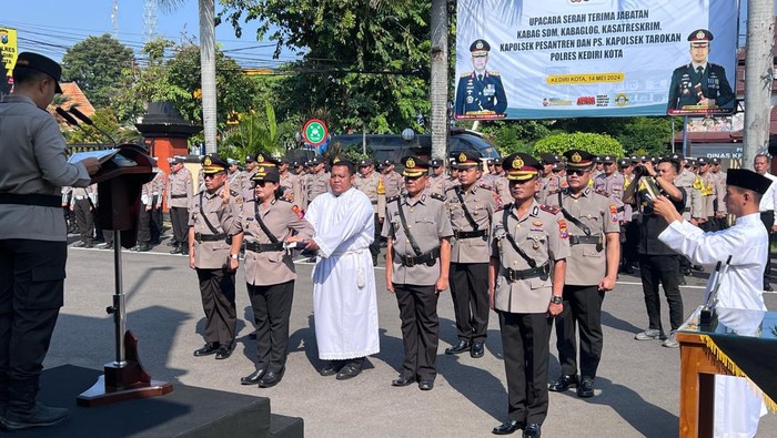 Sertijab Polres Kediri Kota
