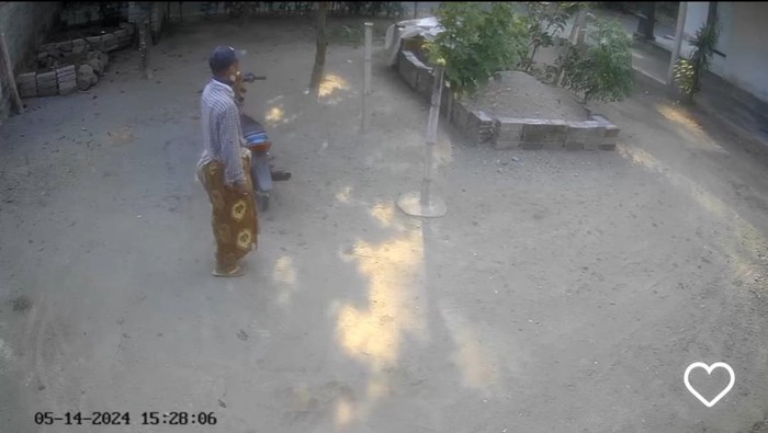 Video diduga pelaku curanmor bersajam di Blitar