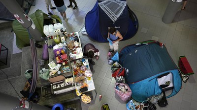 Aksi Bela Palestina, Mahasiswa Belgia Berkemah di Kampus