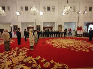 Presiden Jokowi Saksikan Sumpah Jabatan 7 Anggota LPSK Periode 2024-2029