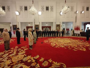 Presiden Jokowi Saksikan Sumpah Jabatan 7 Anggota LPSK Periode 2024-2029