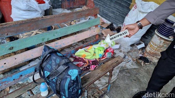 Lokasi penemuan bayi laki-laki yang dibuang di Cepu, Blora, Minggu (12/5/2024).
