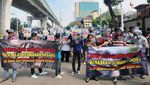 Buruh Perkebunan Sawit di Sumsel Demo Mabes Polri