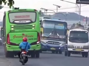 Viral Bus Sugeng Rahayu Ugal-ugalan, Selap-selip Hingga Makan Jalur Orang