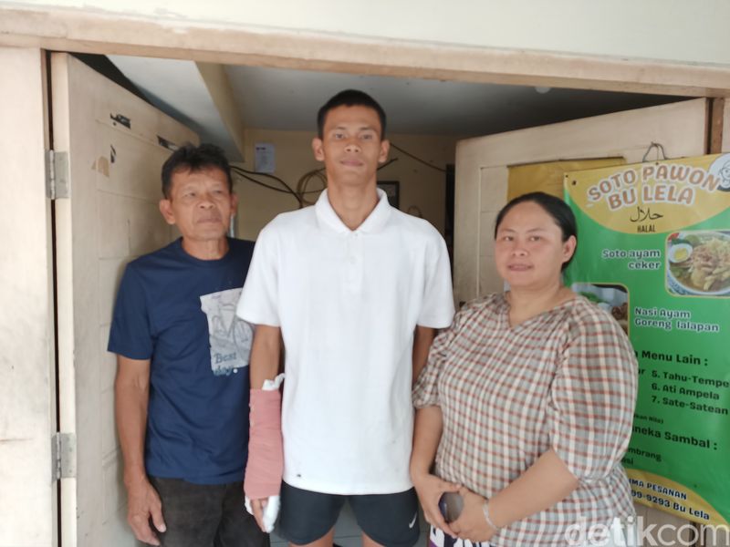 Casis Bintara Polri, Satrio Mukhti (18) korban begal di Kebon Jeruk, Jakarta Barat.