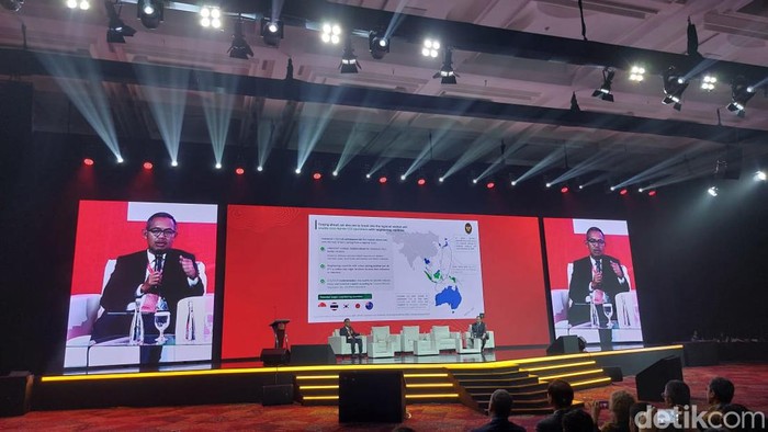Deputi Bidang Koordinasi Kedaulatan Maritim dan Energi Kemenko Marves di IPA Convex 2024 ICE BSD, Rabu (15/5/2024).