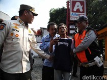 12 Jukir Liar Minimarket Terjaring Razia Satpol PP dan Dishub