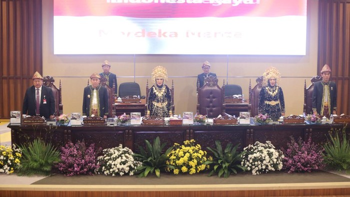 HUT Provinsi Sumsel ke-78 di DPRD Sumsel.