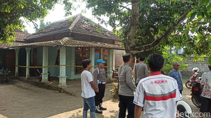 Lokasi rumah yang terkena ledakan petasan di Ponorogo