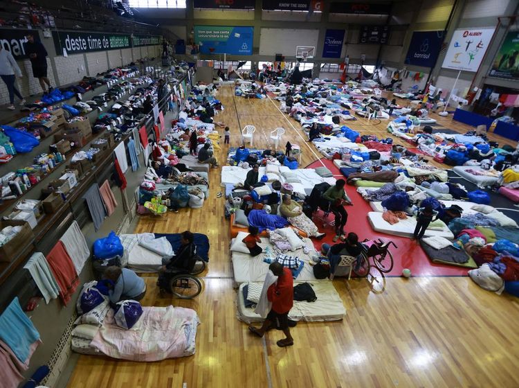 Setengah Juta Warga Brasil Mengungsi Akibat Banjir
