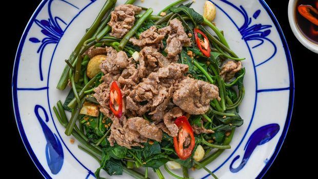 Resep Tumis Kangkung Daging Sapi