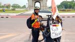 10 Potret Perjalanan Pesepeda Jakarta yang Gowes ke Makkah