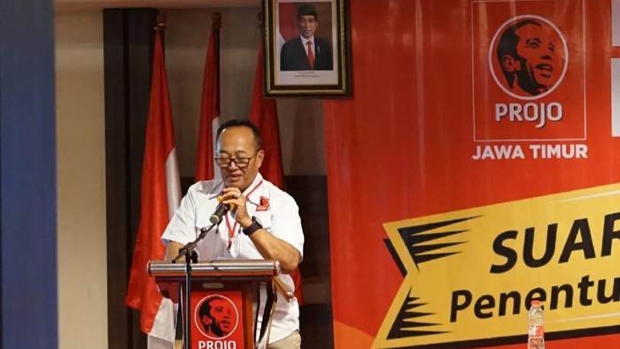 Sekretaris Projo Jatim Tomi Hartono Wibowo