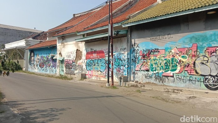 Aksi vandalisme di gedung tua kawasan Pecinan di Kabupaten Indramayu