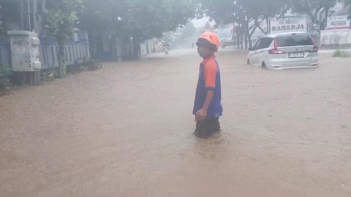 Banjir di Sukabumi.