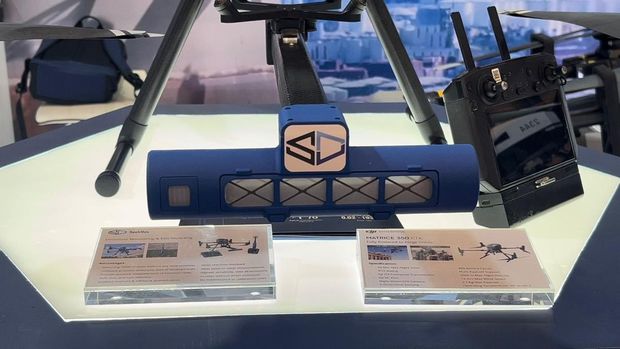Drone untuk Emisi Pabrik Migas di IPA Covex 2024.