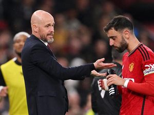 Bruno Fernandes Minta Maaf ke Ten Hag
