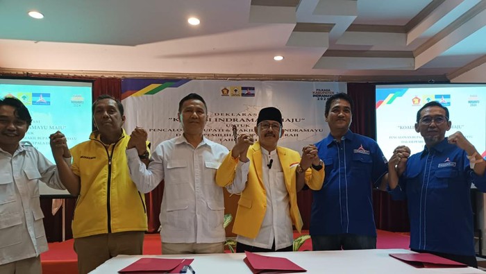 Golkar - Gerindra - Demokrat bentuk koalisi menyongsong Pilkada Kabupaten Indramayu tahun 2024.