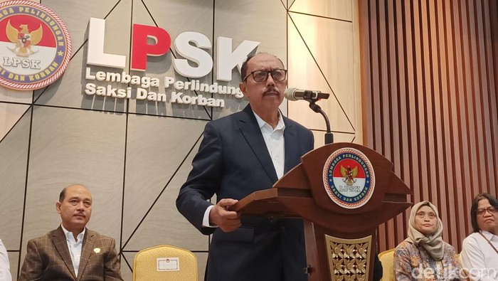 Ketua LPSK periode 2024-2029, Achmadi. (Rachma Syifa Faiza Rachel/detikcom)