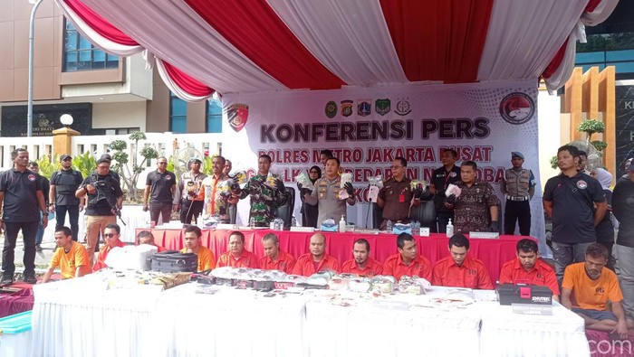 Satuan Sabhara Polres Jakpus Berhasil Membongkar Sindikat Narkoba Senilai Rp 59 Miliar dan Menangkap 85 Tersangka