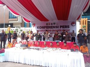 Polres Jakpus Sita 49,8 Kg Ganja yang Melibatkan 85 Tersangka
