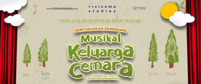 Poster Teater Musikal Keluarga Cemara Poster Teater Musikal Keluarga Cemara