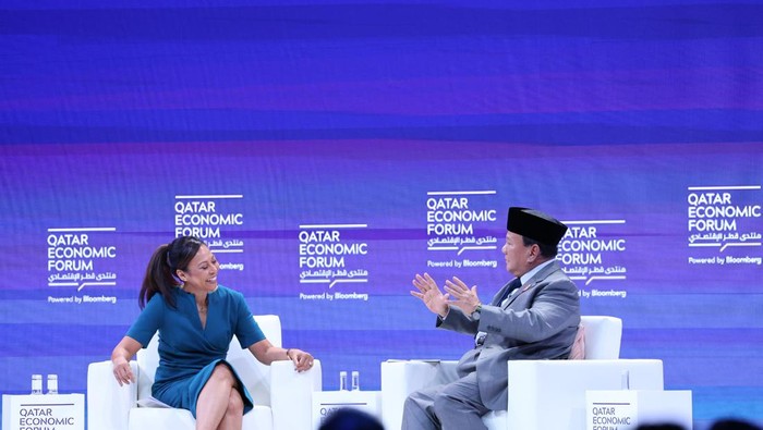 Prabowo Subianto di Qatar Economic Forum, Qatar. (dok Istimewa)