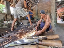 Jelang Idul Adha, Perajin Pisau di Pandak Bantul Mulai Banjir Pesanan
