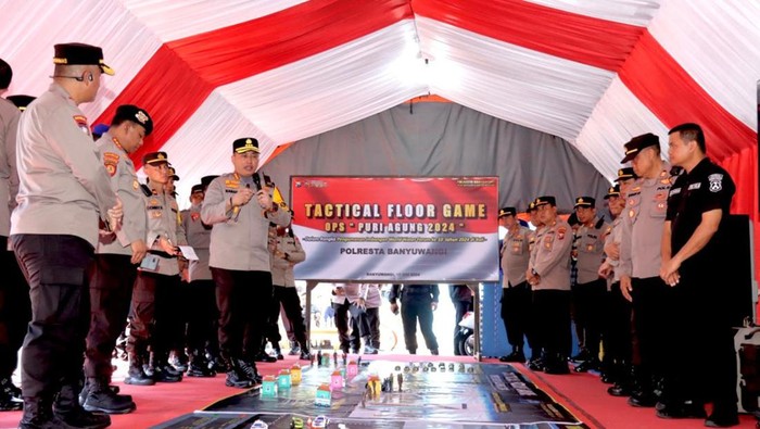 Tactical Floor Game Polresta Banyuwangi