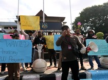 Aksi Wartawan Blitar Tolak RUU Penyiaran