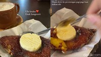 Saking viralnya, menu ubi brulee di Aneka 57 sampai membuat Erina Gundono ngidam dan langsung mencoba hidangan ini ditemani sang suami, Kaesang Pangarep. Foto: detikFood