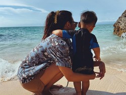 Potret Indah Permatasari Bareng Anak yang Wajahnya Kini Sudah Tak Ditutupi