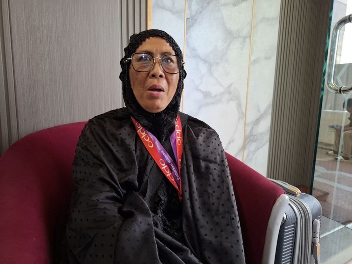 Jemaah Haji Kloter UPG 5 yang Alami Insiden Pesawat Terbakar