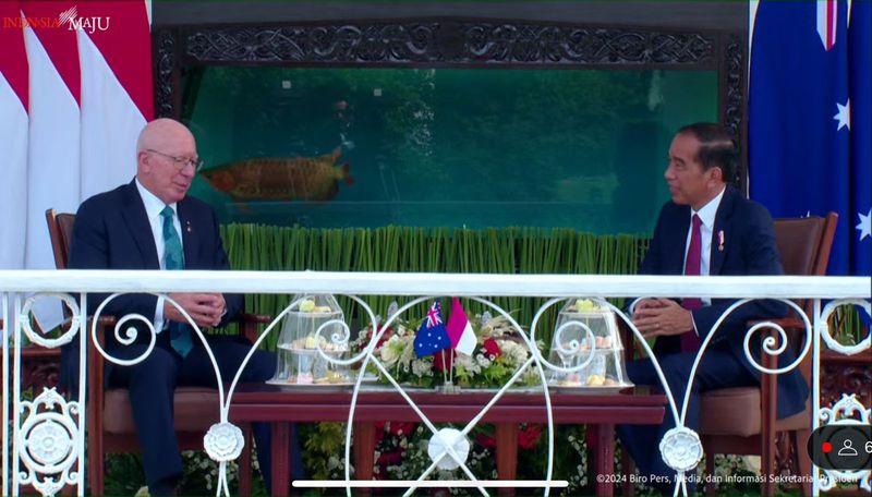 Jokowi bersama Gubernur Jenderal Australia (dok. YouTube Setpres)