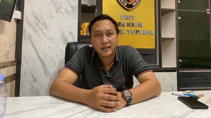Kanit Reskrim Polsek Tanjung Priok Iptu Tomy Brian. (Taufiq/detikcom)