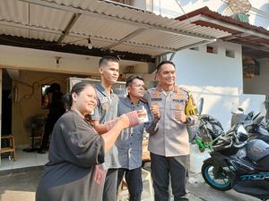 Kapolres Jakbar Kunjungi Casis Bintara Polri Korban Begal, Beri Dukungan Moral