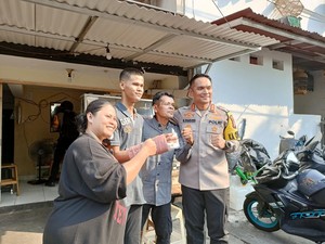 Kapolres Jakbar Kunjungi Casis Bintara Polri Korban Begal, Beri Dukungan Moral
