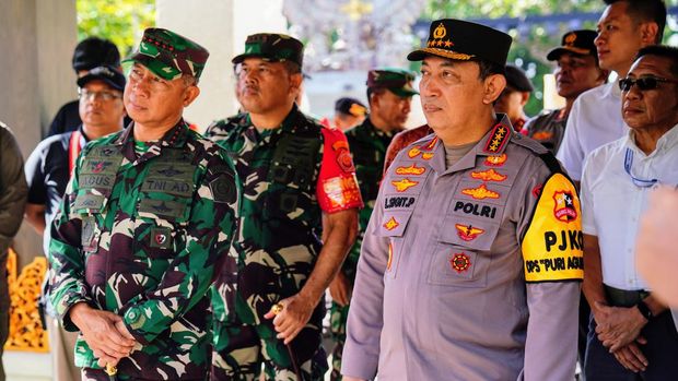 Kapolri-Panglima TNI Tinjau Persiapan WWF di Bali